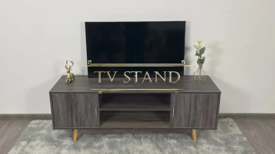 Soporte de TV con patas de madera de alta calidad, gran oferta